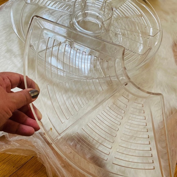 Lazy Susan ice platter holder - Picture 5 of 6